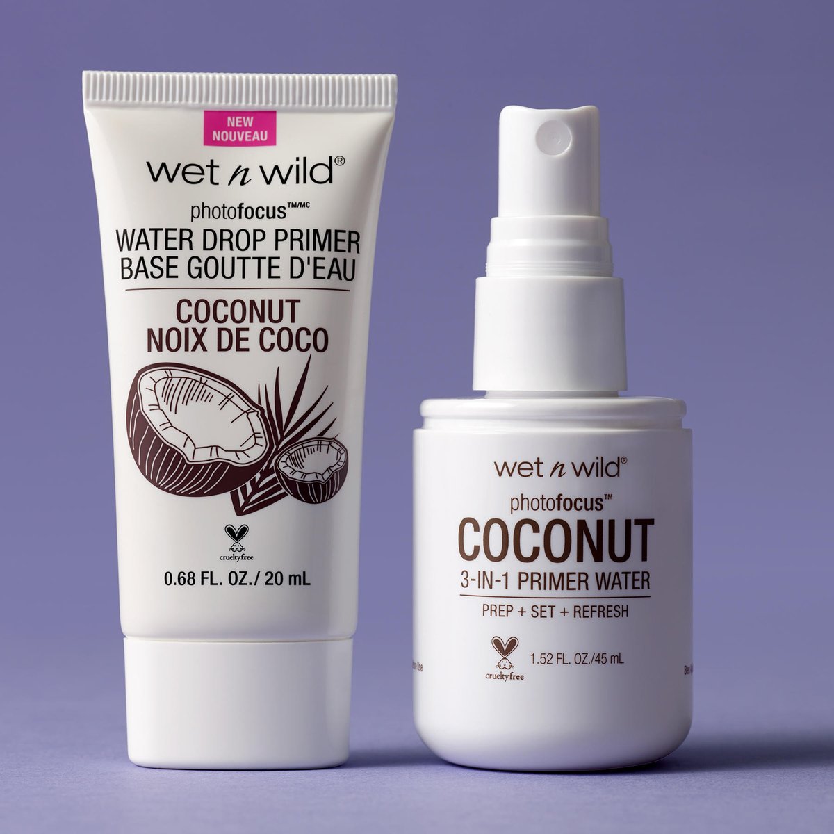 wetnwildbeauty's tweet photo. Prep. Prime. Set. Our fan favorite Photo Focus 3-in-1 Primer Water and Photo Focus Water Drop Primer create a flawless canvas for your makeup application 🥥
#prep #set #prime #primer #primerspray #primerwater https://t.co/0ZWAImyVLr