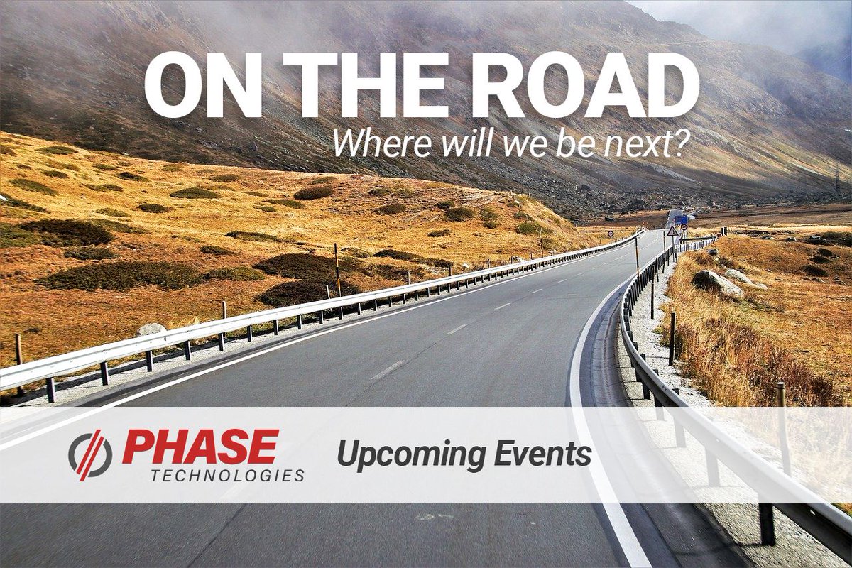 Phase Technologies is on the road. Where will we be next? Check out our events page and find out if we're going to be in your area. Stop and see us - or reach out to plan to meet up - we'd love to chat with you! 
buff.ly/2T9MBbL
#variablefrequencydrives #phaseconverters