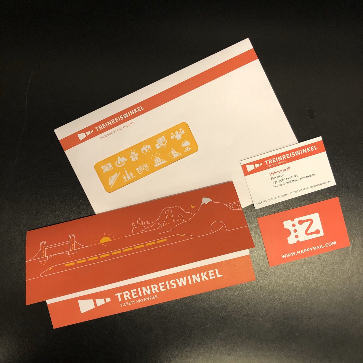 VERS VAN DE PERS! Nieuwe huisstijl voor de Treinreiswinkel