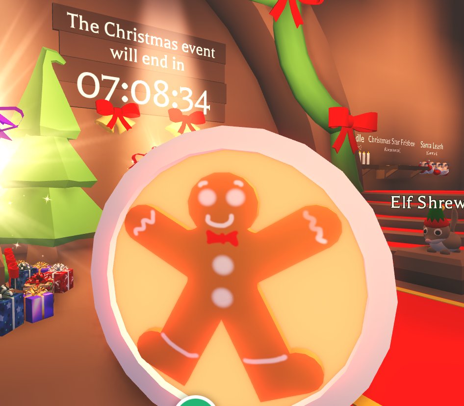 Adopt Me On Twitter Make Sure To Spend All Your Gingerbread Before The End Of The Christmas Event 22 00 Gmt 17 00 Est 14 00 Pst Check What Time It Ll Be For You - gingerbread adopt me roblox