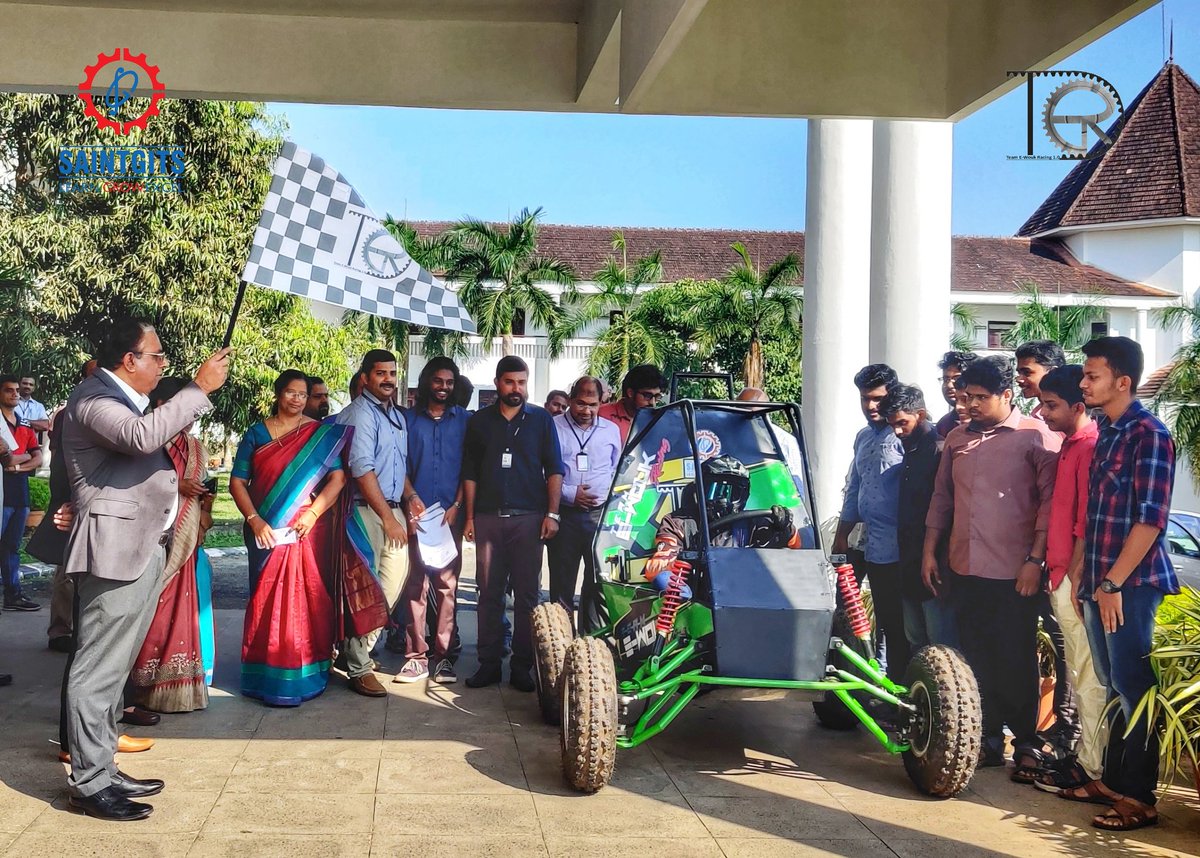 SaintgitsGroup's tweet photo. Launch of E- Wouk Racing 1.0 - All Terrain EV developed by the Students under the guidance of faculty members of EEE Dept., Saintgits to participate in E-BAJA 2020
#SaintgitsCollegeofEngineering #Saintgits #EV #electricvehicle #ebaja #ebaja2020 #allterrain #allterrainev https://t.co/uY1PBicYct