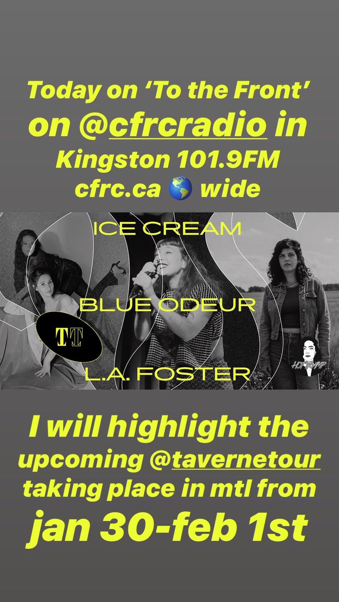 Lesley Ann Foster (@iamlafoster) on Twitter photo Tune into <a href="/CFRC/">CFRC RADIO</a> at 3-4 today for my first edition of ‘To the Front’ for 2020 Tune into <a href="/CFRC/">CFRC RADIO</a> at 3-4 today for my first edition of ‘To the Front’ for 2020
