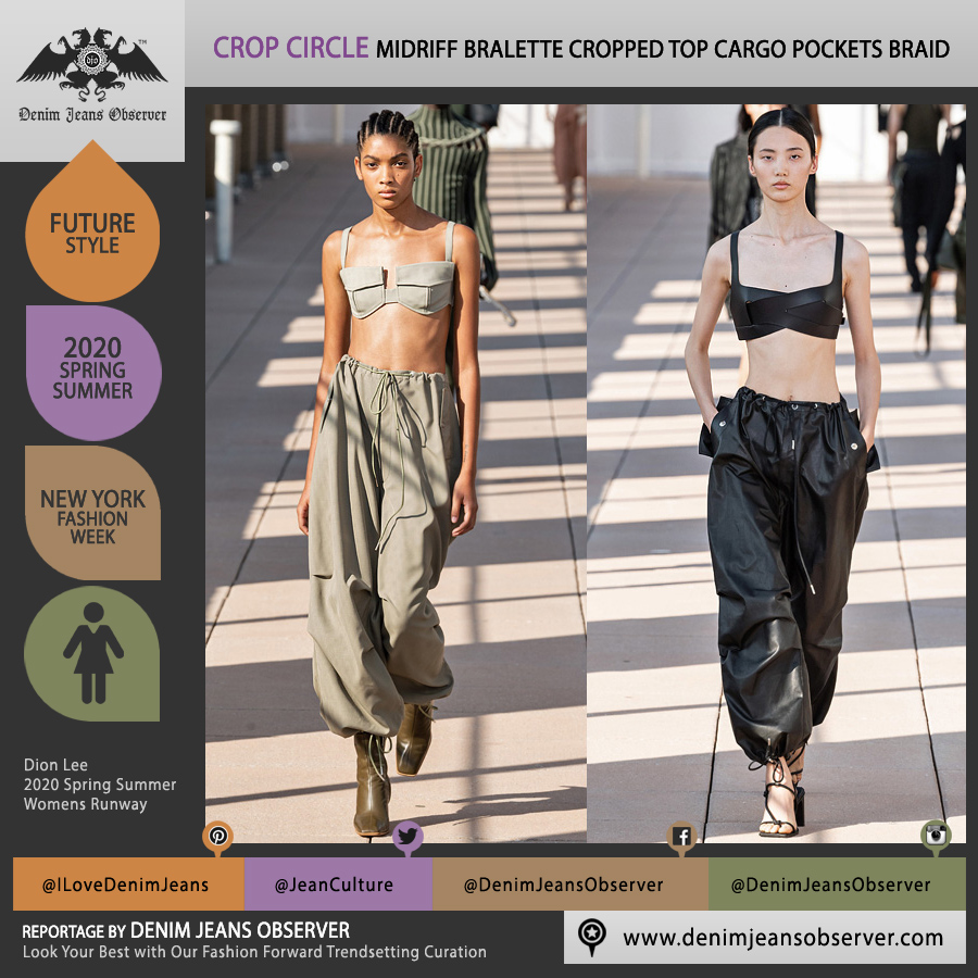 FashionWeekDJO's tweet photo. https://t.co/sGxh0o3eoH Dion Lee 2020 Spring Summer Womens #DionLee #croptop #midriff #croppedtop #cargopockets #flappockets #braid #straps #bralette #parachutepants #NYFW #NewYorkFashionWeek #SS20 #Spring20 #style
trendsetter #fashion #fashionforward #womenswear #fashionshow https://t.co/Qx0jT4I3nm