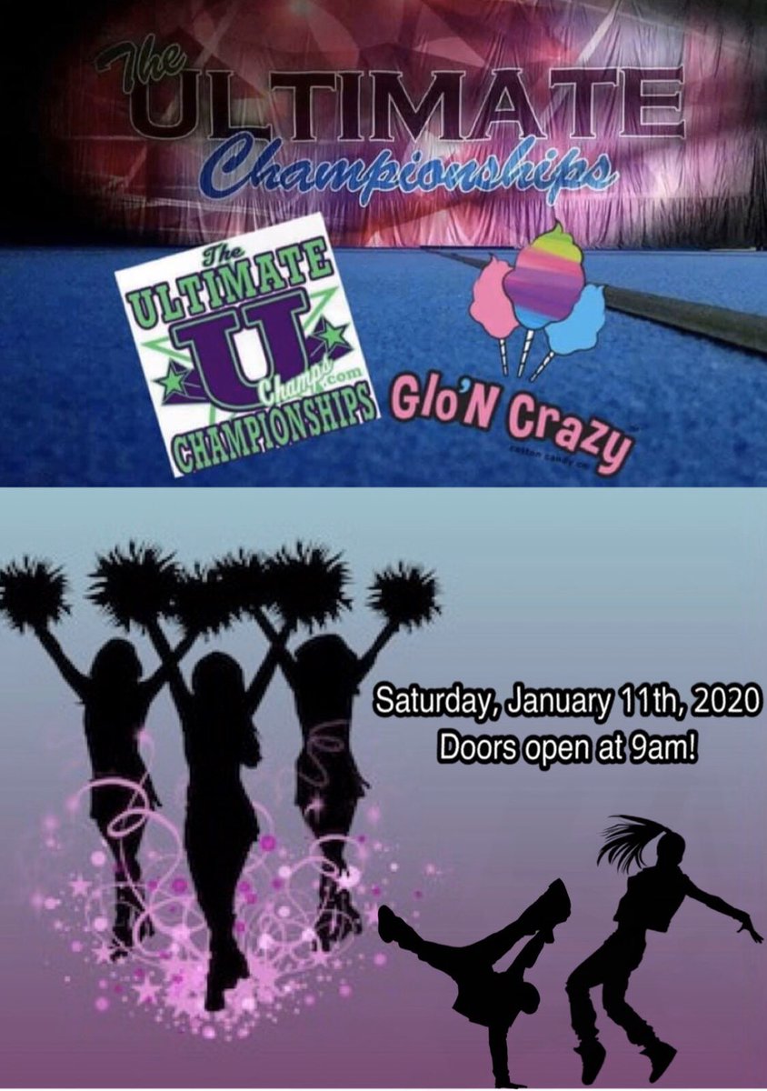 gloncrazy's tweet photo. π We are GloβN 2 B @ The Ultimate Cheer & Dance Championships π Centennial High School... This Saturday, January 11th, Doors open at 9am. $10 cash only at the door. Come on out and support! π
π€©ππ€©ππ€© #gloncrazy @gloncrazy https://t.co/7Y27519INl