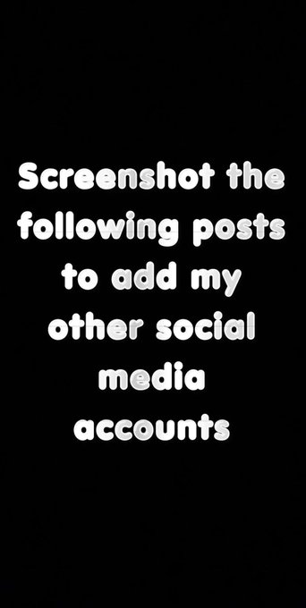 Make sure you go follow my other accounts too. https://t.co/dQzPUO8UNC