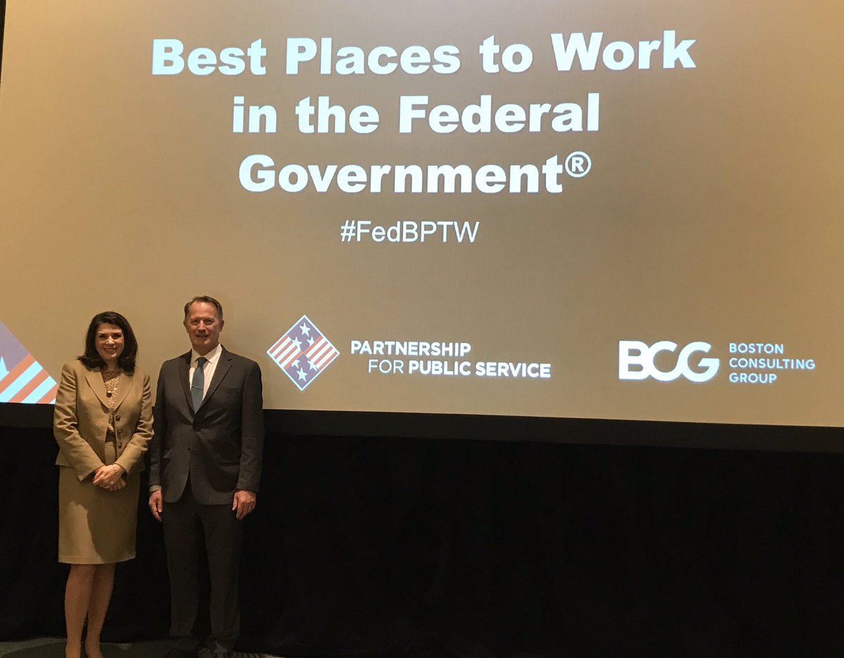 I already knew @FSIatState was a fabulous place to work but it was wonderful to see FSI recognized officially as the most improved sub component in the whole US Government this year - up more than 200 spots in the federal rankings. All thanks to our fantastic team! #FedBPTW