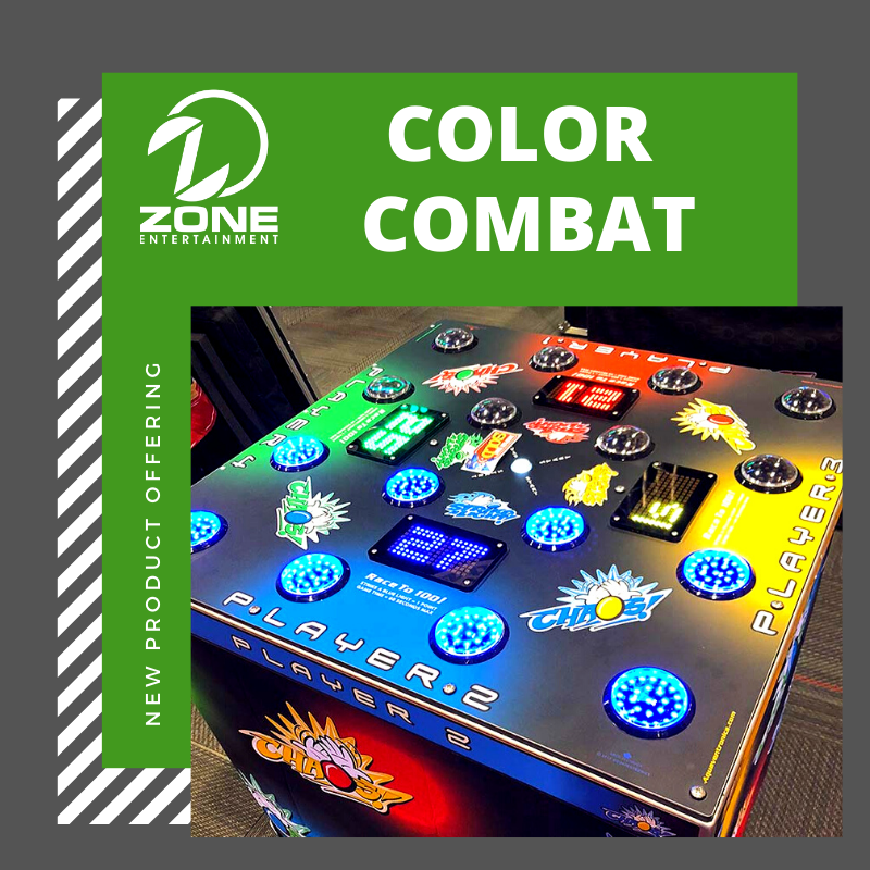 ZoneCLE's tweet image. We have a new product ready for events today! 

This one-of-a-kind game tests your speed with colors... Strike the light before your opponents to be the Color Combat champion!

Chat with us today and get this all-new game at your event.