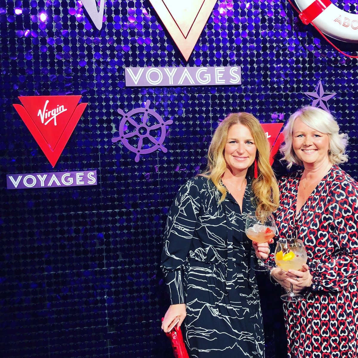 TCclaireholmes's tweet photo. We are so excited here at Claire &amp; Peridot Travel Counsellors ..... we have bagged places on the hottest ship Launch this year .... Roll on February when we will be on board the #scarletlady for the UK launch thank you so much @ShaneRileyVV @GemmaSmithVV @VirginVoyages https://t.co/DPsrSflKRA