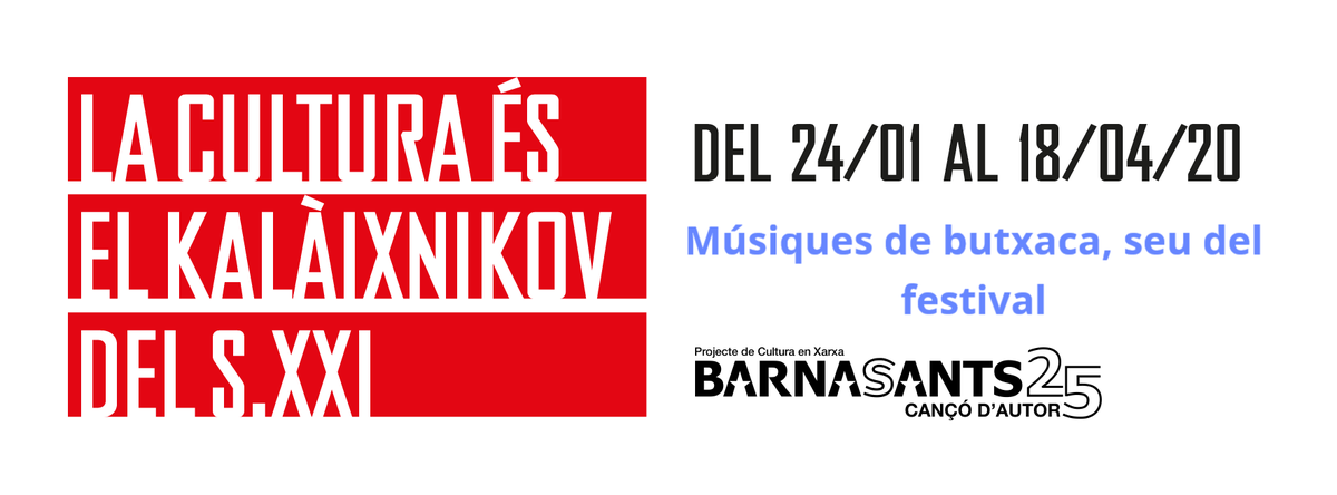 L’Ateneu Igualadí i Músiques de butxaca s’adhereixen al Projecte Cultural <a href="/barnasants/">BARNASANTS!</a> Activistes culturals Km 0. Cultura en xarxa #Barnasants25 tuit.cat/FRTkV <a href="/AteneuIgualadi/">Ateneu Igualadí</a> <a href="/culturaigualada/">CULTURA IGUALADA</a> <a href="/OmniumAnoia/">Òmnium Anoia</a> 
tuit.cat/FRTkV