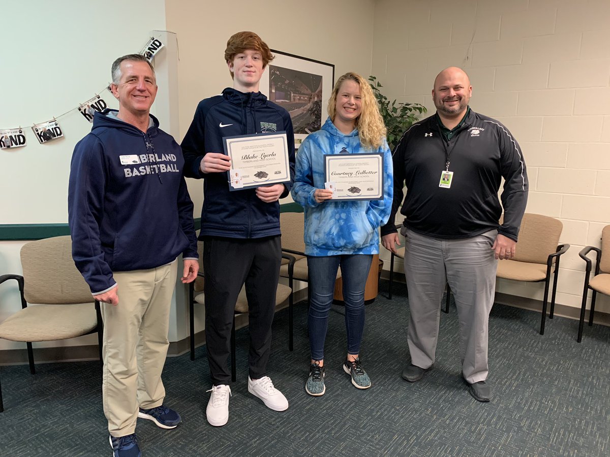 thsactivities's tweet photo. Congrats to @tlandgirlsswim Courtney Ledbetter and @THSBoysBasketB Blake Lyerla for being named our @LouFuszNetwork December Athletes of the Month! https://t.co/xyX8m2168u