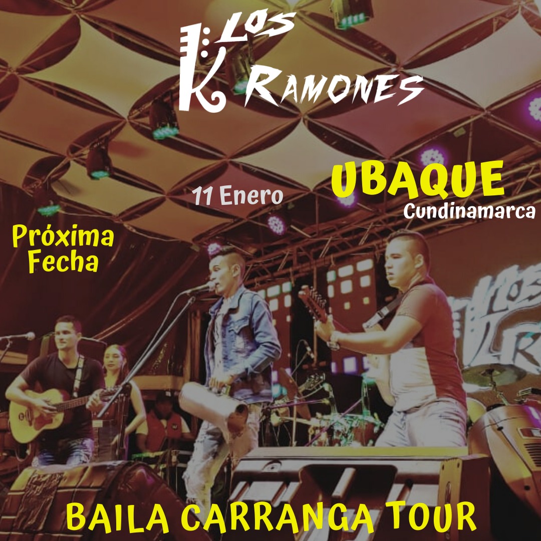 LosKRamones's tweet photo. UBAQUE nos vemos mañana 1⃣1⃣ de Enero para K Ramoniar con toda la energía 🎉 💃🏻🕺🏻🔊🎶
#BailaCarranga #LosKramones #Carranga #MusicaCarranguera #Parranda #tocaestudios #luchinisuarez https://t.co/p1KmIDxIO5
