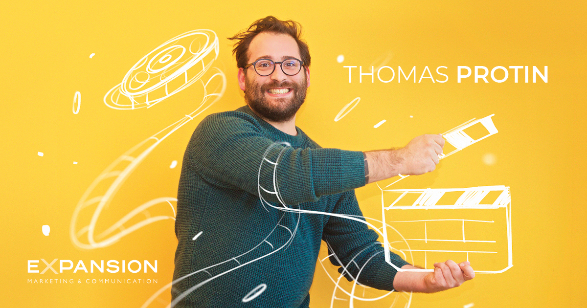 Expansion_Be's tweet photo. Clap première pour Thomas Protin, notre nouvel expert en Digital Marketing.Passionné de cinéma, c’est lui qui va mettre en scène tous vos projets digitaux. Tel un véritable réalisateur, il cadrera vos campagnes SEA et SEO, tout en vous offrant un traveling complet sur vos audits. https://t.co/si247byHlM