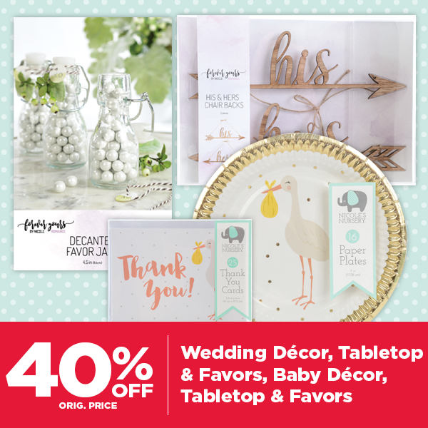 ac moore baby shower favors