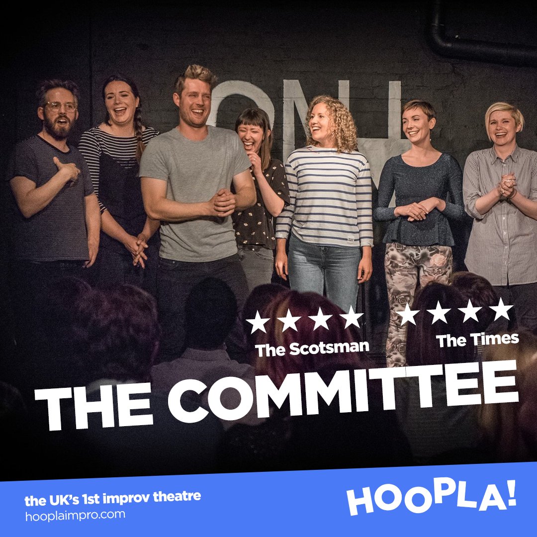 We've got a MASSIVE show on Saturday as it's our first weekend of shows of the year!
Line up includes The Committee, Schutte for the Moon, Track 96 improvised hip, Gamez, Songbook improvised play with songs and a bonus Pre-Party!
bit.ly/2M7GaUg