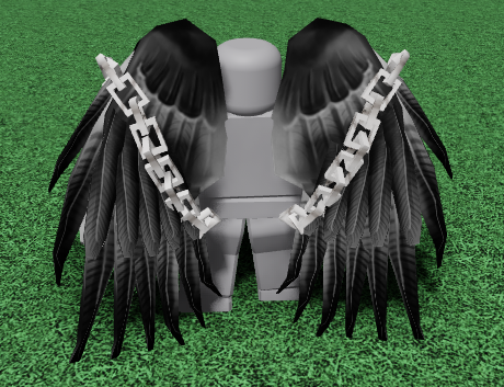 Supernob123 On Twitter So I Heard People Wanted The Chained Angel Wings In Black Robloxugc Roblox Robloxdev - code for black wings on roblox