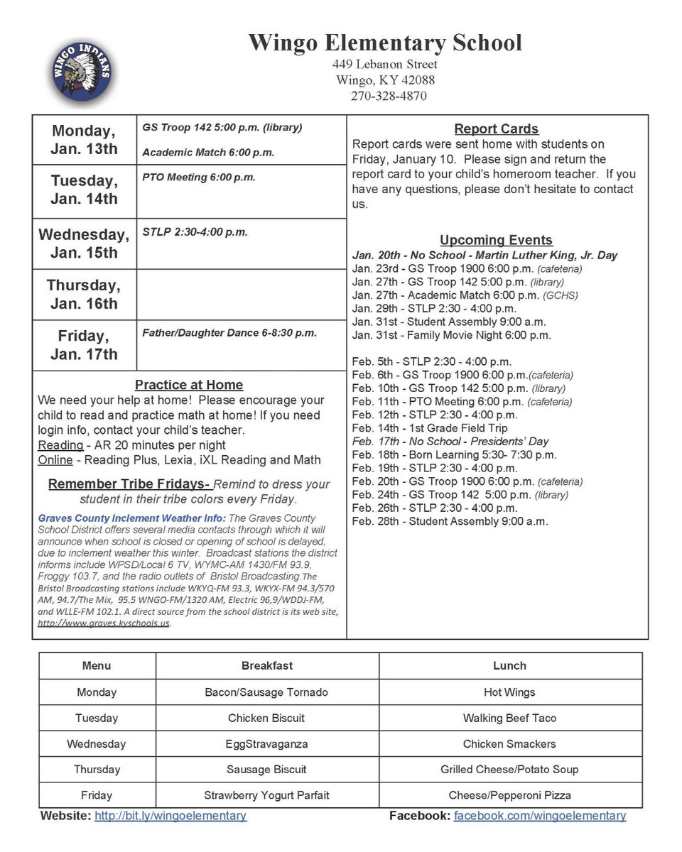 Wingo Elementary School tweet media