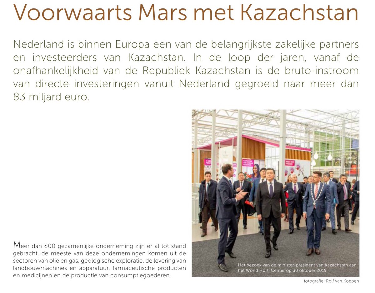 in_me20's tweet photo. Nederland als grootste investeerder in Kazakhstan!
Lees wat dit kan betekenent voor de Nederlandse kassenbouw in het laatste magazine van
@KASMagazine
#kassenbouw #kasmagazine #Kazachstan #InnovationMedia #In-Me
https://t.co/W2FUYEoe0s https://t.co/EhNVGeoPrQ