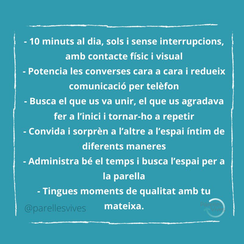 ParellesVives's tweet photo. 🔆
Cada divendres a @ParellesVives fem directes per Instagram per parlar sobre les relacions. Avui hem fet balanç del 2019 i així enfocar aquest 2020 amb uns bons propòsits!💥❤️
👉Segueix-nos a @ParellesVives
Equip:
@psicarlota 
@RosaPadrosa 
@ElenaCrespi81 https://t.co/5t63k3qMcu
