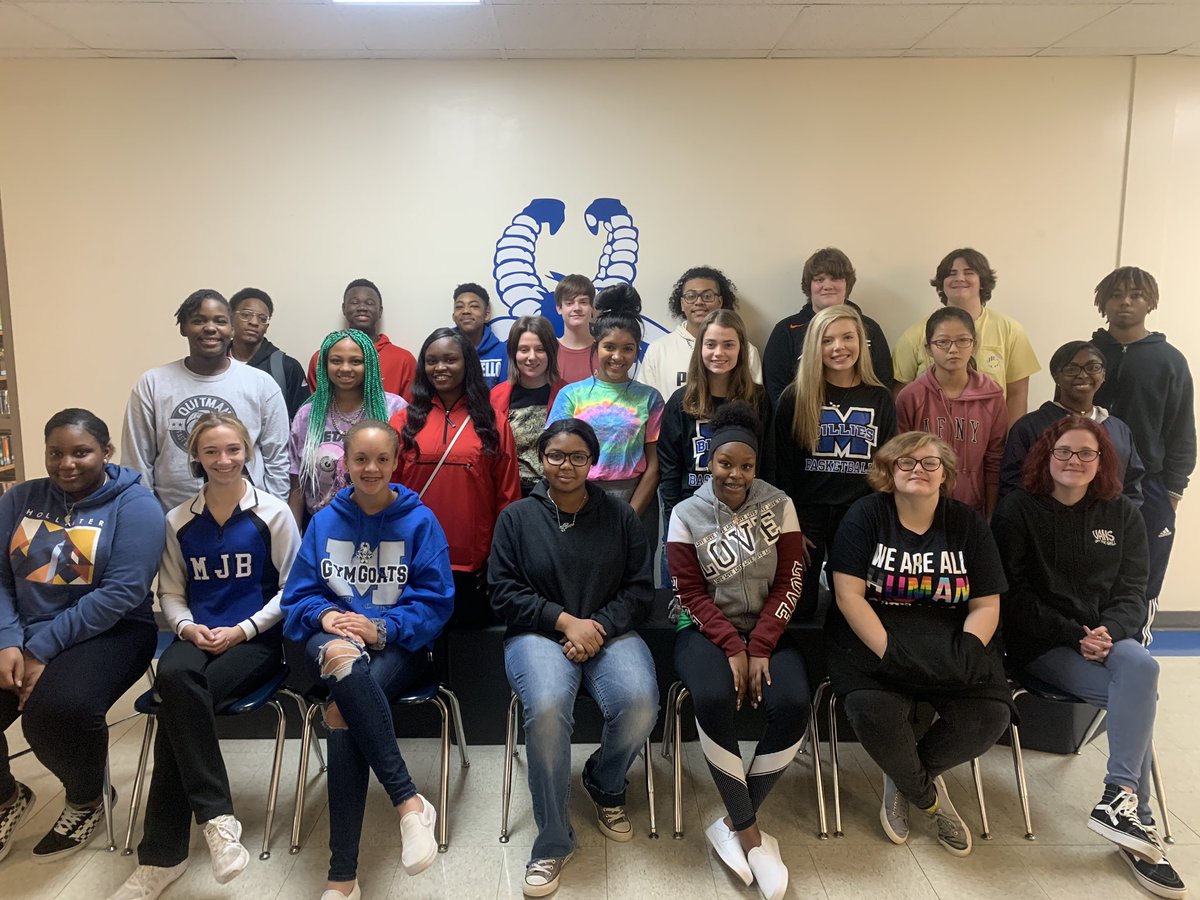 ATTENDANCE MATTERS!!!  These students had a daily attendance rate of 100% for the Fall 2019 semester. In total 65 students grades 9-12. #beabillie