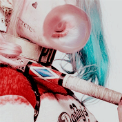 ⠀  ❝ 𝐷𝑜 𝑦𝑜𝑢 𝑘𝑛𝑜𝑤 𝑤𝘩𝑎𝑡 𝑎 𝘩𝑎𝑟𝑙𝑒𝑞𝑢𝑖𝑛 𝑖𝑠? ❞

⠀ ⠀ ⠀⠀  𝑯𝑨𝑹𝑳𝑬𝑬𝑵. 
⠀ ⠀  CUTE BUT PSYCHO. 
⠀ ⠀𝐅𝐨𝐫𝐦𝐞𝐫 𝐩𝐬𝐲𝐜𝐡𝐢𝐚𝐭𝐫𝐢𝐬𝐭. 
⠀ ⠀ ⠀ϙᴜᴇᴇɴ ᴏғ ɢᴏᴛʜᴀᴍ. 
⠀ ⠀⠀ 𝙈𝙖𝙩𝙪𝙧𝙚 𝙩𝙝𝙚𝙢𝙚𝙨.

   ↻ + ♡