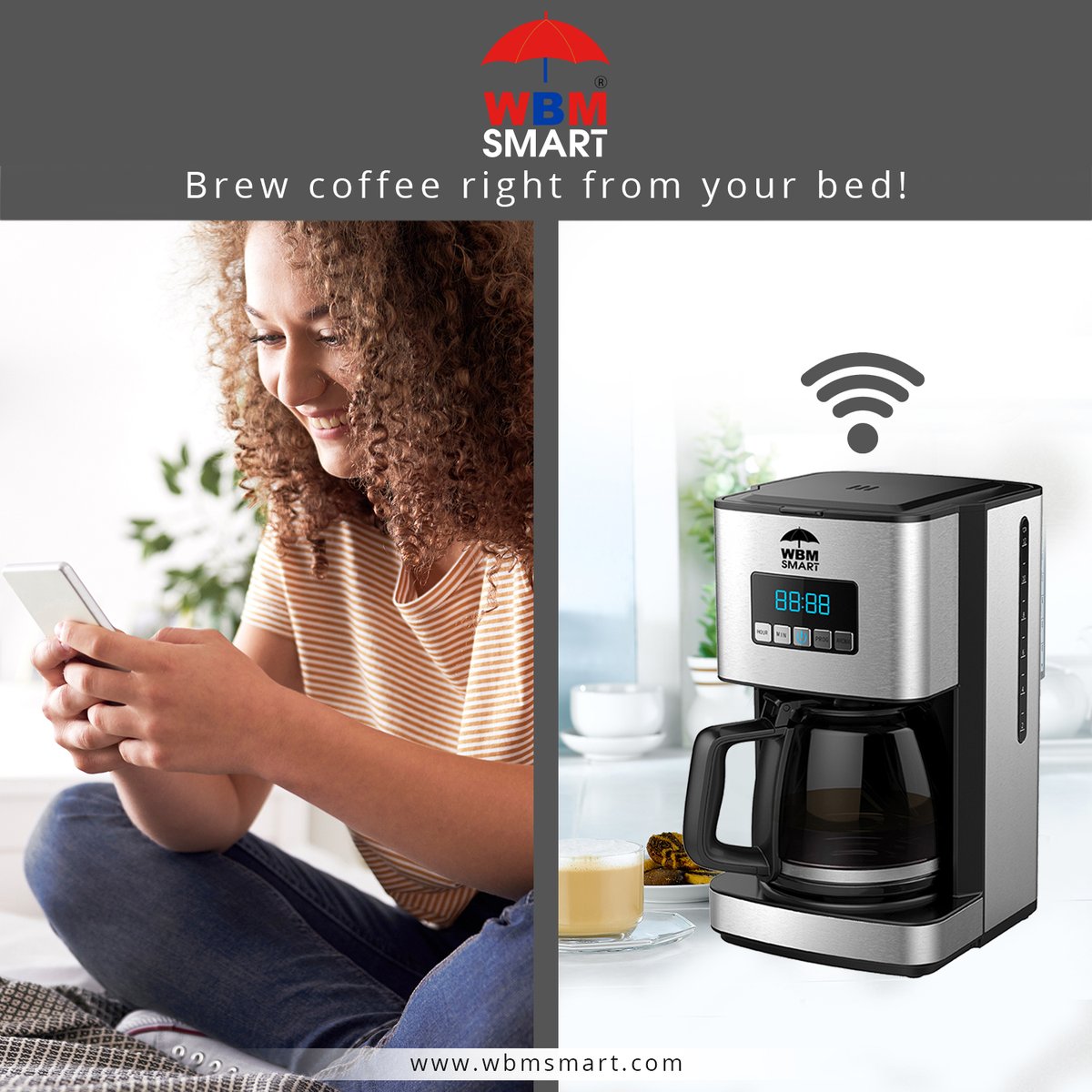 WBMSMART's tweet photo. Imagine a Wifi-Enabled coffee maker that can perfectly brew your coffee just the way you want it.🔥
#WBMSmartCoffeeMaker
Buy Now : https://t.co/tr9ii4gy3u
#IHASmartHome #WifiEnabled #CompleteIOT #CoffeeMaker #WBMSmart #WBM #TIHS20 #CES2020 https://t.co/IvblsxFLtf