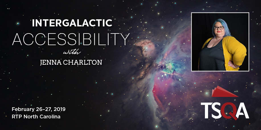 Hear @SheWrestlesTest talk at TSQA 2020 conference on Feb 26 and 27, 2020 Get your ticket today at: bit.ly/TSQA2020 #softwaredevelopers #softwaretester #developers #devmanager #itManager #devs #testing #accessibility #automationEngineer #qasoftware #qatesting #qa #QATeam