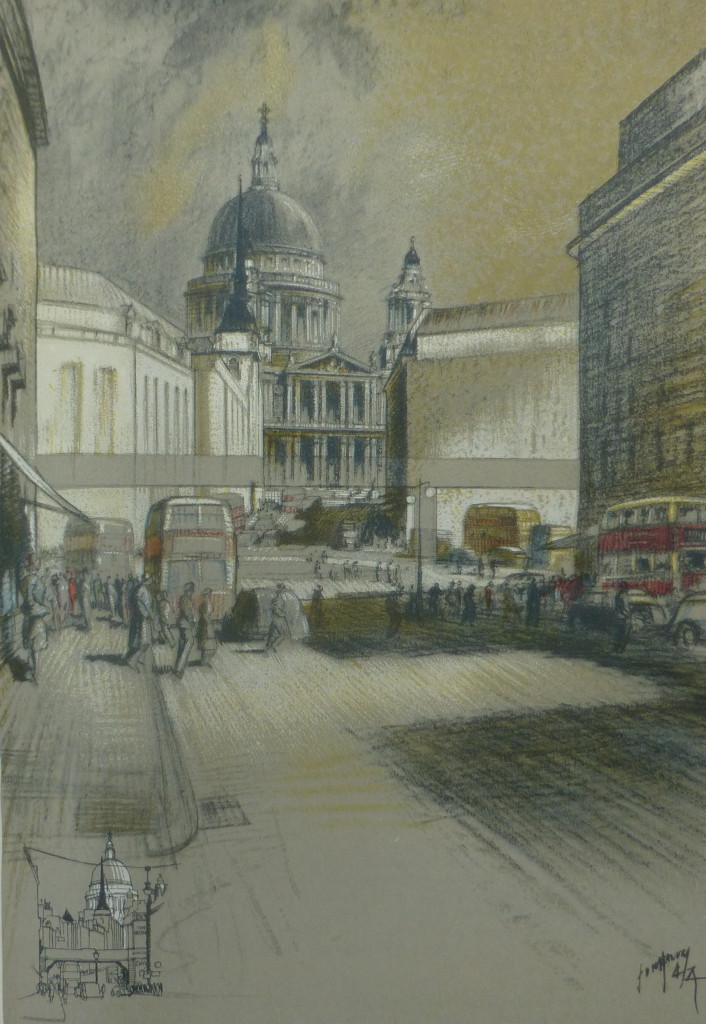VanishedLondon's tweet image. The 1944 proposal for a rebuilt Ludgate Hill from my blog post Reconstruction In The City at alondoninheritance.com/london-books/r…