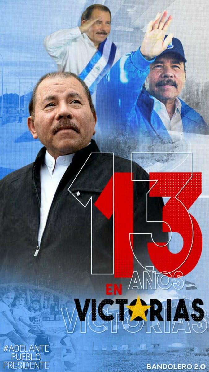 4Letras_2's tweet photo. 1⃣3⃣ años d buen Gobierno con nuestro Comandante Ortega ✔Ampliación d cobertura escolar  ✔Mejoramiento de la Salud en todas sus modalidades
 ✔Programa Amor para los + chiquitos
✔Concertación de salarios y fomento del empleo digno
 #AdelantePuebloPresidente
#UnidosEnVictorias https://t.co/hj7QUMuDgA