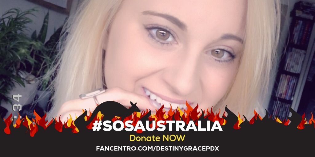 PICS 4 Donations to fight Australia's fire's!!!!!! Snapchat destinygracepdx https://t.co/l03KeEEuxs to donate to directly (special button) #SOSAustralia #fancentral #donate #AustraliaBushfires #Australia #fire #emergency #helpaustralia #nude #AustrailiaFires #techforgood https://t.co/rSDoe85E0c