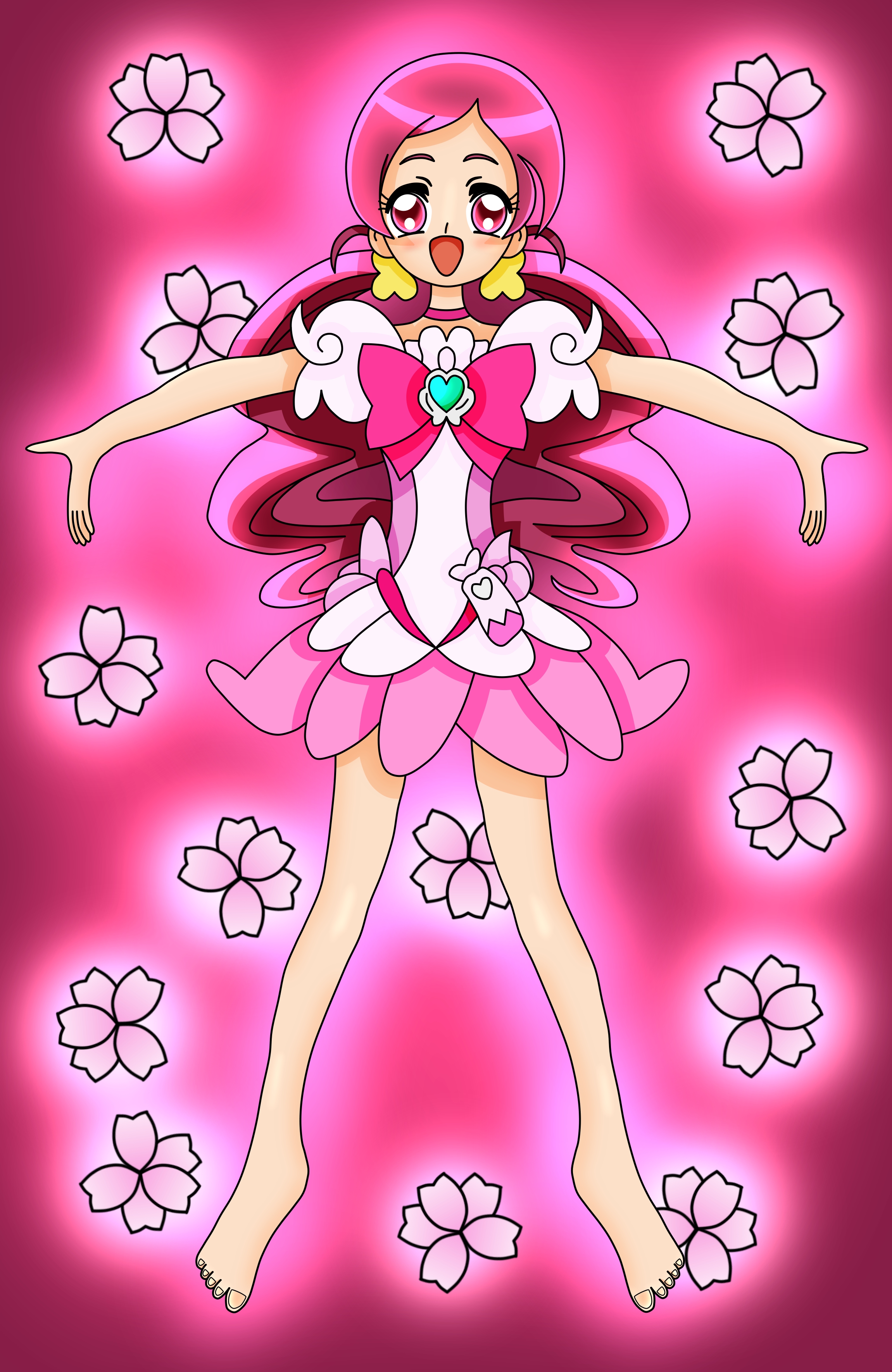 プリキュア変身中イラストまとめ Twitter