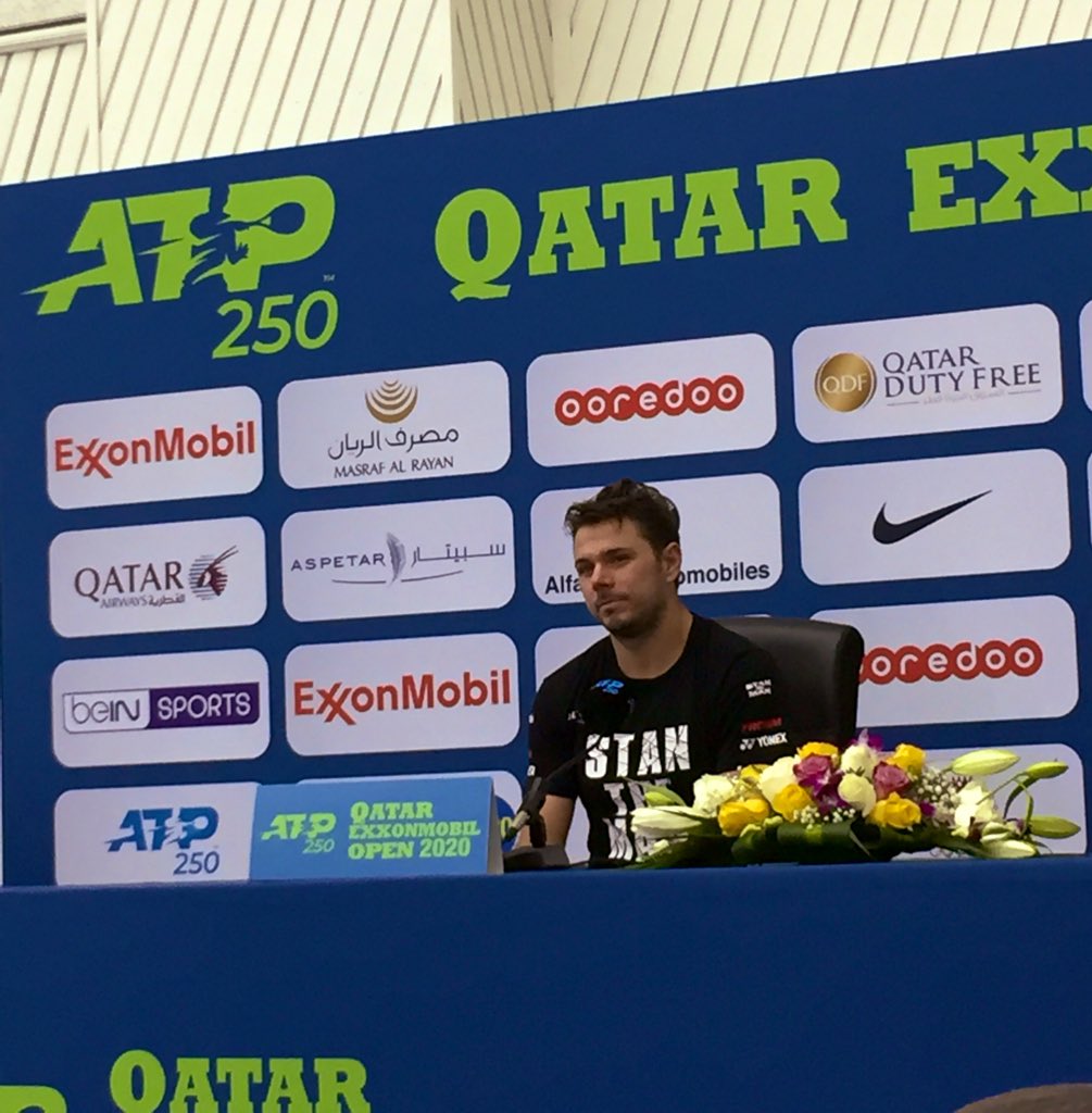 saba_aziz's tweet photo. “I wasn't good enough today to push him back and that’s made the difference.”
Top seed @stanwawrinka stunned by French qualifier @moutet99 in the semis of #qemo2020. https://t.co/hdmosN2clI
