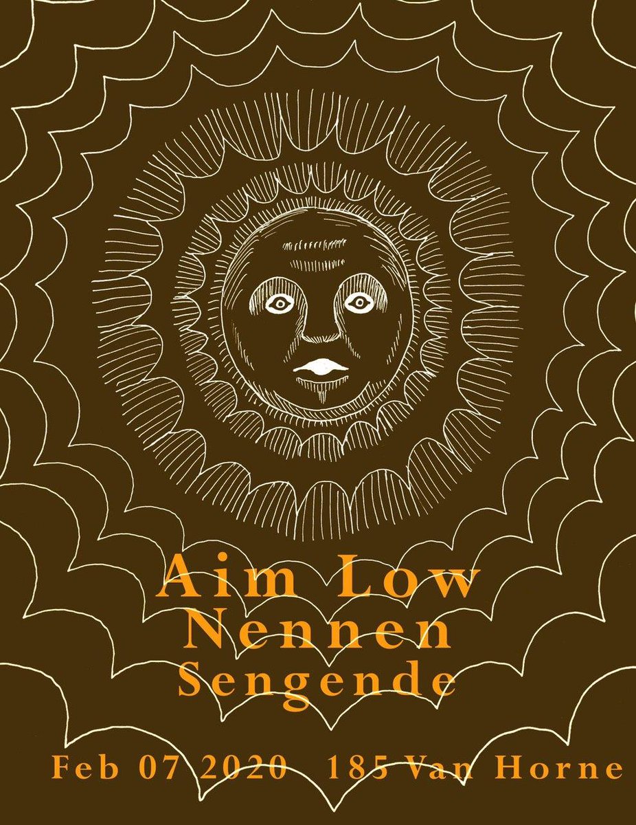 aimlowmtl's tweet photo. first show in a bit/first show of 2020! finally playing w/ one of our fave mtl bands #nennen, and #sengende at la plante. new tunes guaranteed!

friday feb 7th 2020
aim low // nennen // sengende
@ la plante
doors 8pm
$10 pwyc/notaflof

(sweet poster by @EricBent64 of #BoarGod) https://t.co/gFGWb0s7cT