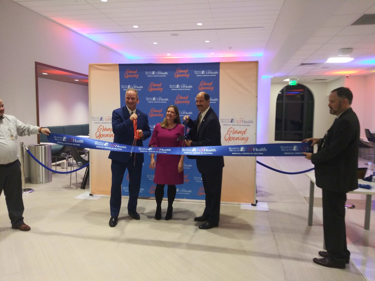 HalifaxHealth's tweet photo. We'd like to thank everyone who joined us for last night's sneak peek event for Halifax Health-UF Health Medical Center of Deltona! #ThankYou #FunTimes https://t.co/UTGsIUSNry