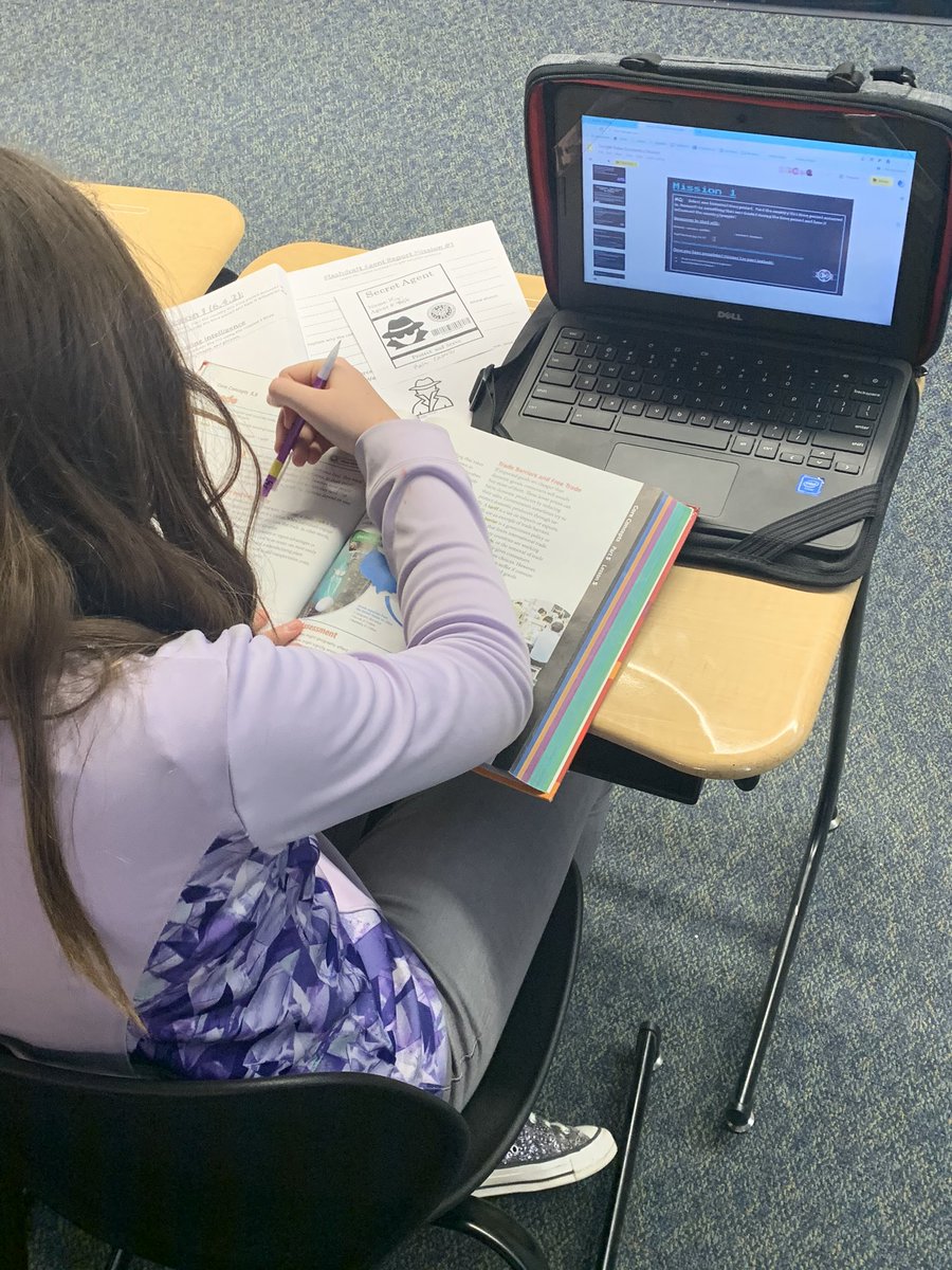 KirchercrewWIS's tweet photo. We are completing Economics Missions to cover our Social Studies Economics standards. We completed our initial training and mission work is underway @WISRocks #wwsALLin ! https://t.co/k9Oel5uKqv