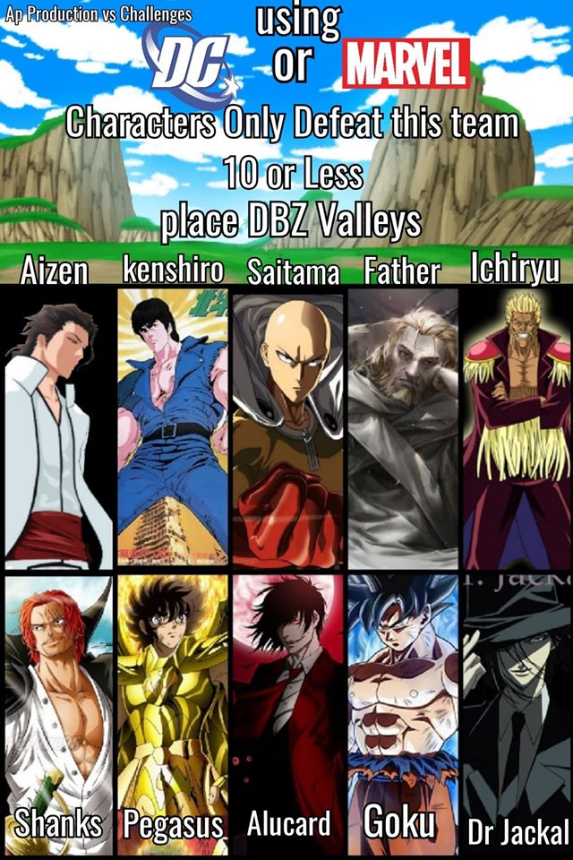 CLASSIC MARVEL VS ANIME HEROES AND VILLANS  Anime Amino