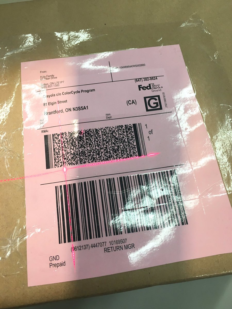 One box of old crayola markers shipped out to Crayola Colourcycle! ✔️ ✔️✔️✔️🖍🖍🖍🖍🖍🖍🖍🖍Our battery drive is going strong! Students have until January 24 to donate old batteries! Please bring to room 107! <a href="/HOFAM_DPCDSB/">Holy Family DPCDSB</a>