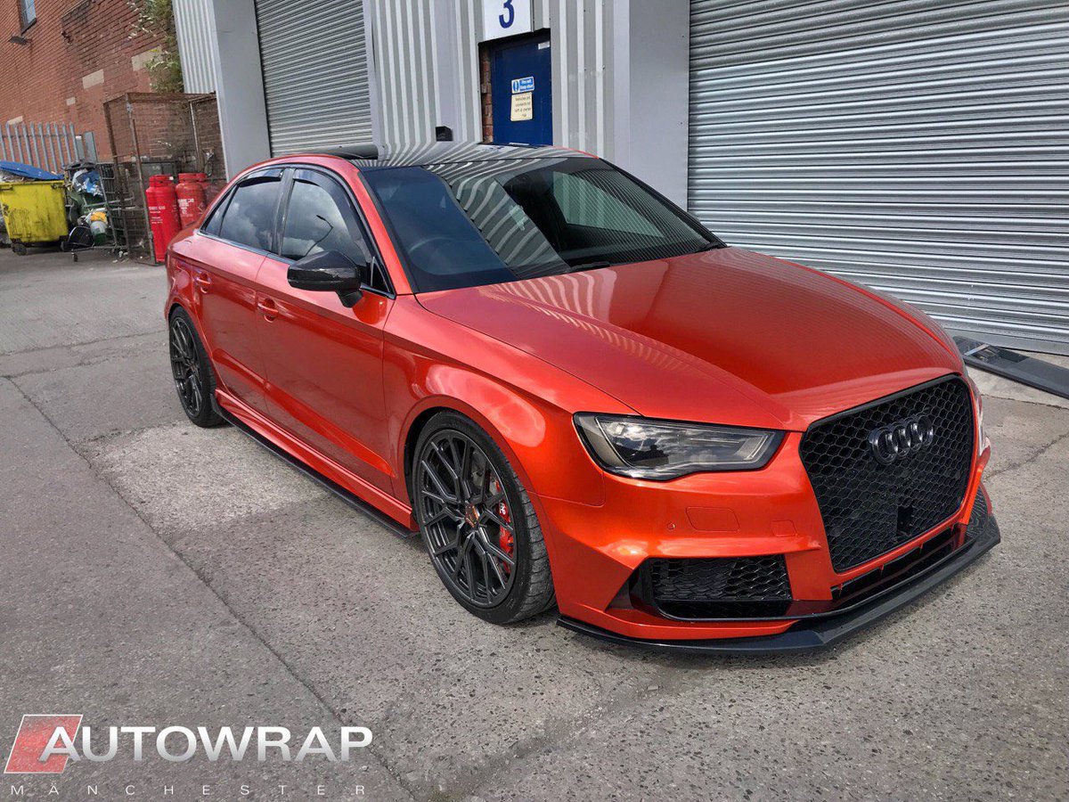 auto_wrap_manc's tweet photo. Audi S3 - Wrapped in 3M Fiery Orange ๐ฅ ๐
.
#audi #s3 #rs3 #fieryorange #autowrapmanchester #manchester #traffordpark #wrappedcars #carwraps #cheshire #liverpool #3m #avery #oracal #hexis #teckwrap #suntek #ppf #paintisdead
ใฝ๏ธ Now offering 0% finance on all our services !
๐ https://t.co/mfTrhZ1AH3