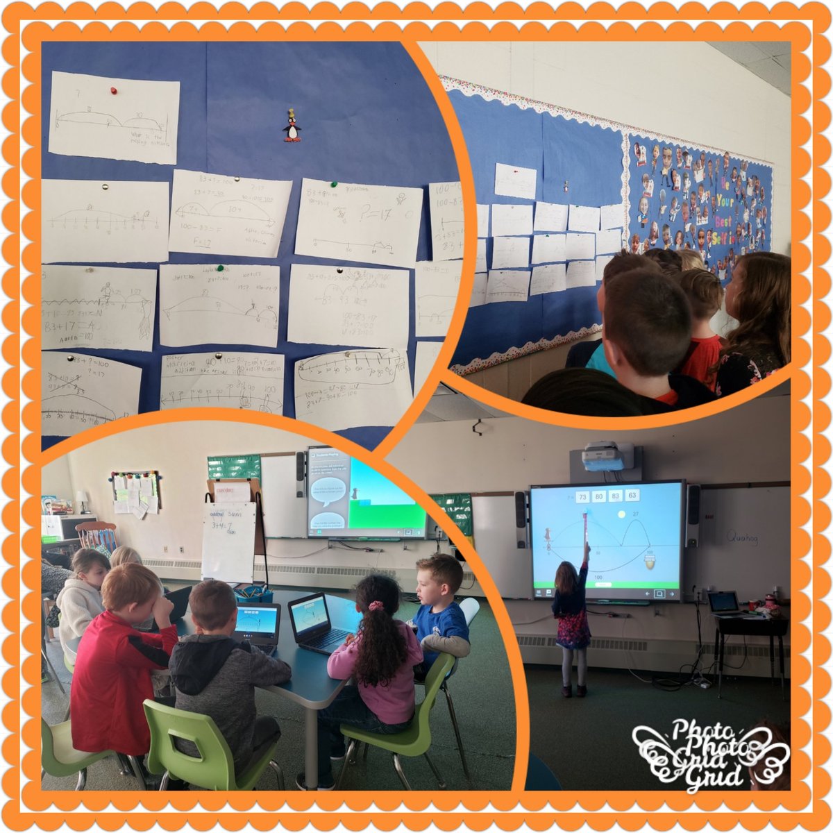 An ST Math Chat for a combined class of 2nd and 3rd graders culminated with Jiji looking over various strategies to solve problems with an unknown and relating adddition to subtraction. <a href="/CoveSchoolOwls/">Cove Elementary School</a> <a href="/STMath/">ST Math Educator? Follow us on MINDEduOrg!</a>  #PhotoGrid