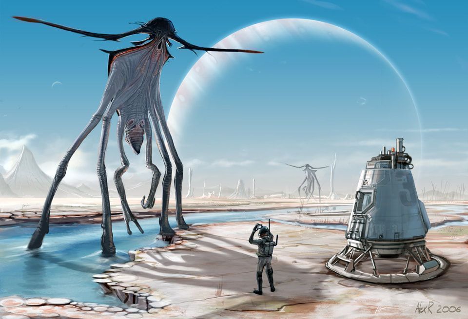 yreintegration's tweet photo. Where are all the #aliens? Who are they? How they might look like? 
Check out some unconventional views on these intriguing questions on the #ReintegrationBlog: https://t.co/4RO5yZmBMj
#AlienLifeForms #FermiParadoxSolution #ExtraterestrialIntelligence #ET #Panspermia #Universe https://t.co/g6mChAm9om