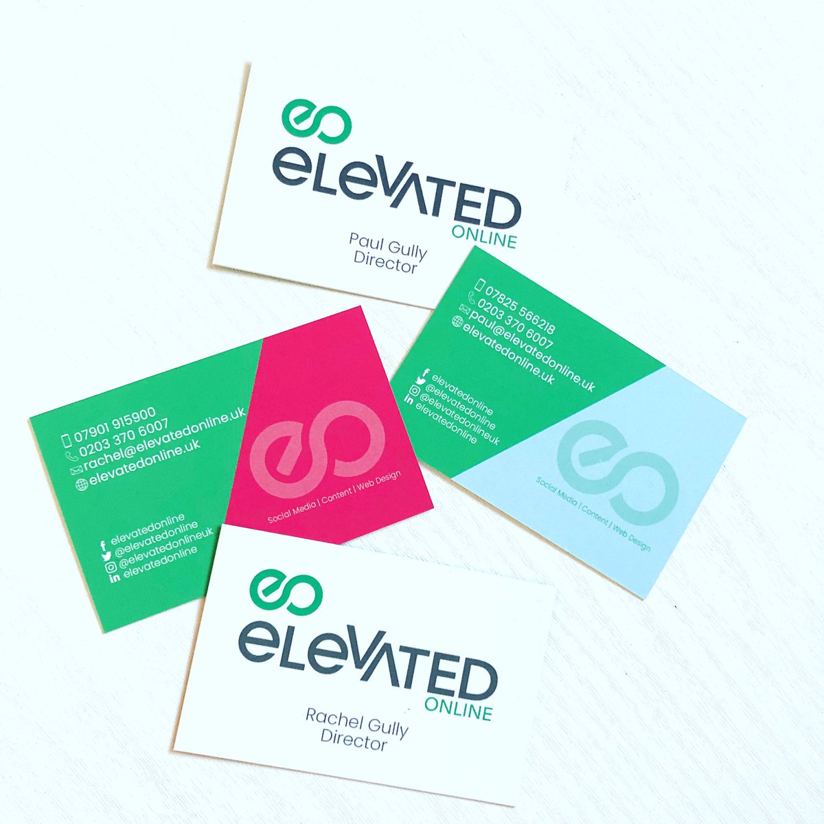 Loving our new business cards. Newly updated for 2020. The soft touch is a great finish. Thanks to <a href="/BlackStonePrint/">BlackStone Printing LTD</a> for bringing them to life 💚 #business #digitalmarketing #socialmedia #design #webdesign