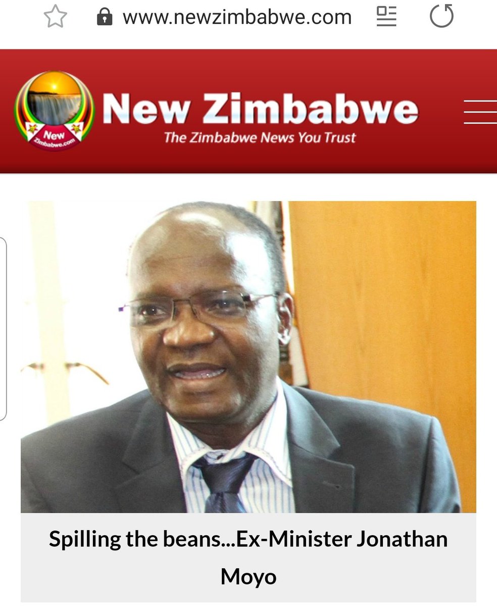 Prof Jonathan Moyo On Twitter Moyo Says Police Probe Nailed Mnangagwa As Mashurugwi Godfather Newzimbabwecom 10 Jan 2020 Https T Co Socl2nijsq Https T Co 4nhpjwddha