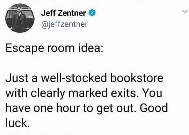 We'd fail this escape room for sure!

#escaperoom #booklovers #readers