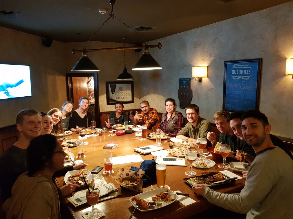 AlistairBoxall's tweet photo. The wonderful @EcoItn team enjoy a night out in Rehovot at the end of the short course on chemical policy and regulation https://t.co/zhCpydzii2