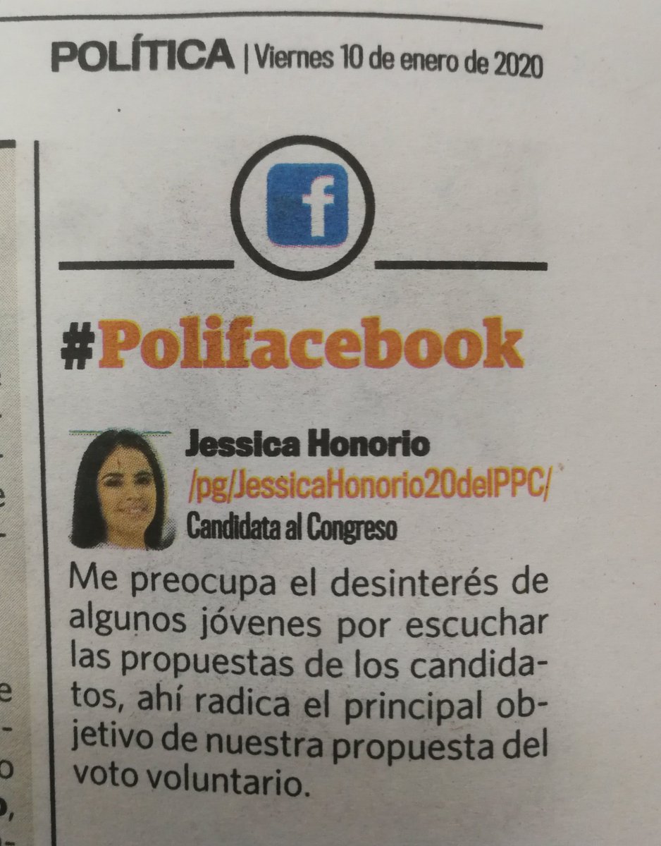 JHonorioVidal's tweet photo. Gracias @Expresoec por la difusión 🙋🏻♀️💚🇵🇪.
El #VotoVuluntario acompañado de una #EducaciónCívica hará que tengamos una mejor decisión y a mejores representantes, desde el @ppc_peru ese es nuestro compromiso 🇵🇪💚❤️.
#Ponle20AlCongreso https://t.co/qFufzBWF31