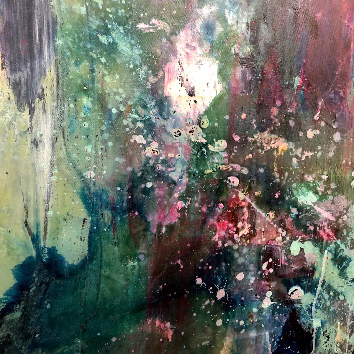 In The Studio : Full moon painting!