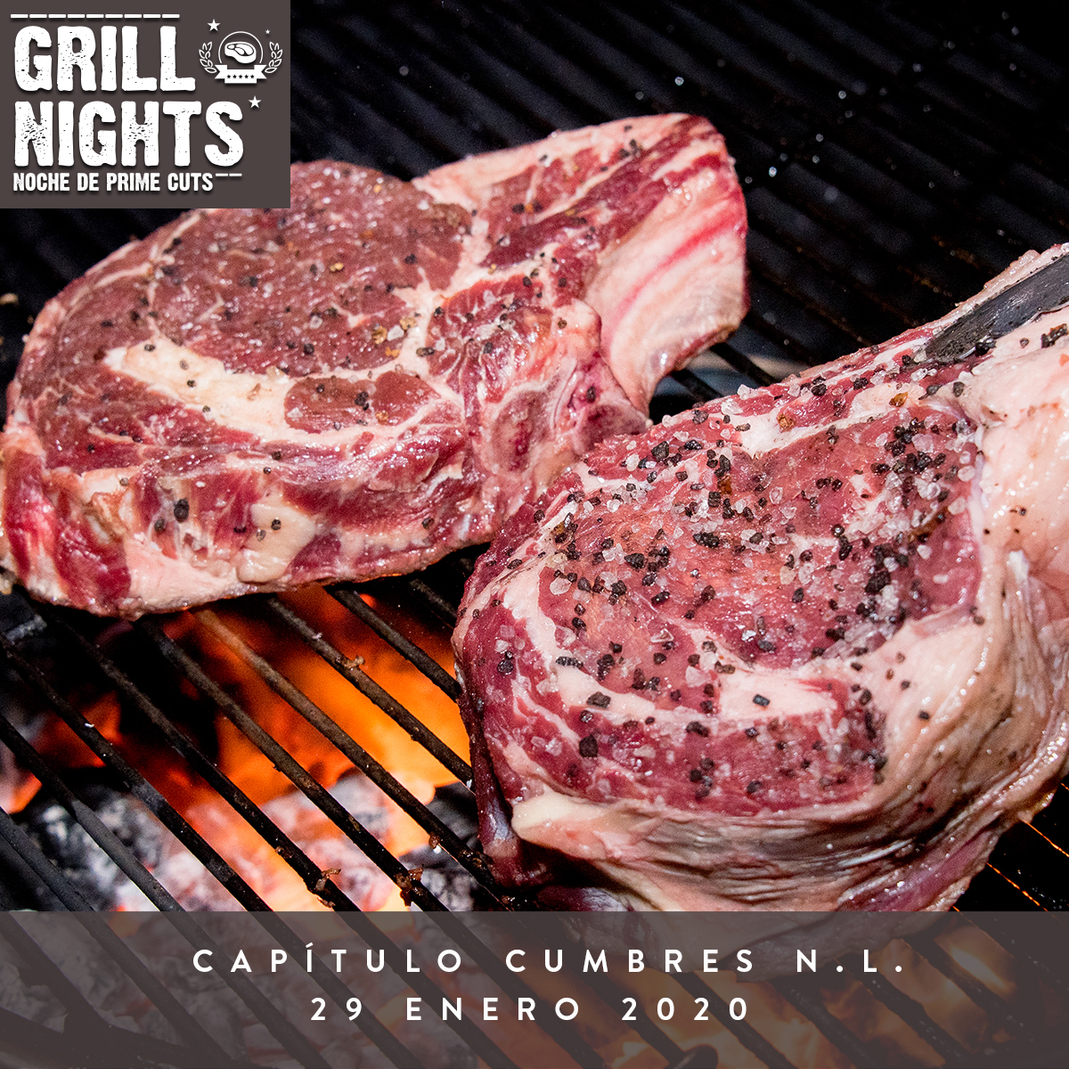 soyparrilleromx's tweet photo. Conoce acerca de cortes primarios de la res en la "Noche de Prime Cuts", aprende del MP Jesús Dávila y pon en práctica todos los tips.
➡ Compra tu boleto aquí: https://t.co/KZZAJqixd4
📍Cap. Cumbres 
📆 29 de Enero 2020 
💰 Boleto: $1,400 MXN sin pin
#ElFuegoNosUne #CursosSMP https://t.co/cAgkwnSlpC