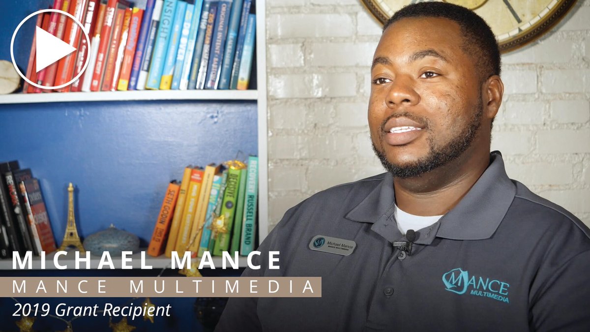 CNWFoundation's tweet photo. Michael Mance, owner / founder of Mance Multimedia , shares how the @Carloandnikawhitefoundation grant has helped his business grow this past year. We are honored to be a part of your story!

#CNWF 

https://t.co/zRAOfvTK2E https://t.co/06w7hZ35TC