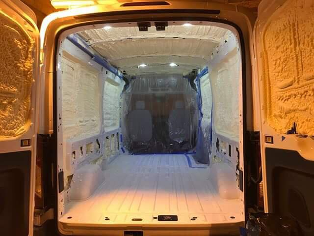 all_spray's tweet photo. Did you know you can insulate a van with spray foam insulation? #SprayFoamInsulation https://t.co/LtMZgDZP4i