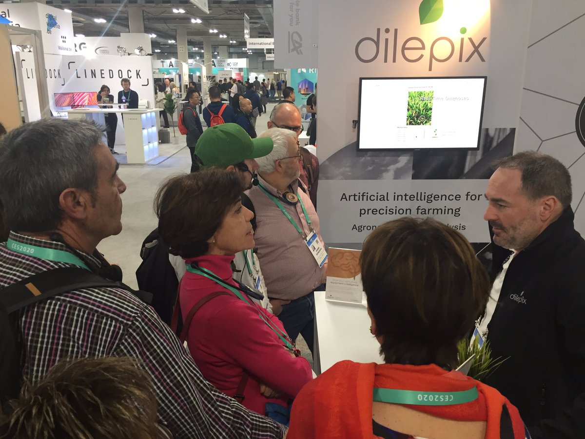 J+4 au #CES2020 pour <a href="/DilepixLIVE/">Dilepix</a>. Pas de repos en ce dernier jour de salon pour la team. Présentation de nos solutions pour détecter de façon très précise les menaces et opportunités dans les cultures et les #élevages.
#startup #IA #BretagneCES2020 <a href="/VillageCA35/">Le Village by CA Ille-et-Vilaine</a> #crop #farming