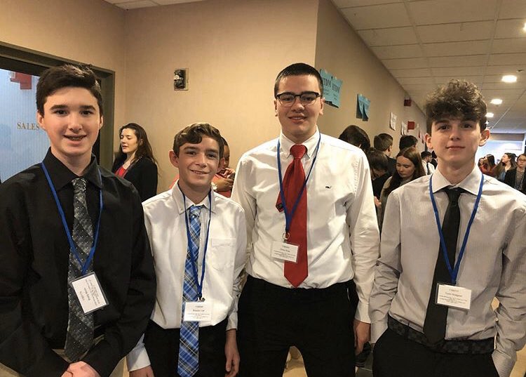 DecaTHS's tweet photo. First round of pictures from the District 8 Conference. So proud of everyone that competed! #mad8 #findyourfire @mass_DECA https://t.co/0Nk55xvu9W